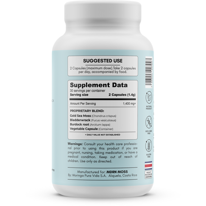 Sea Moss Capsules - MDRN Moss