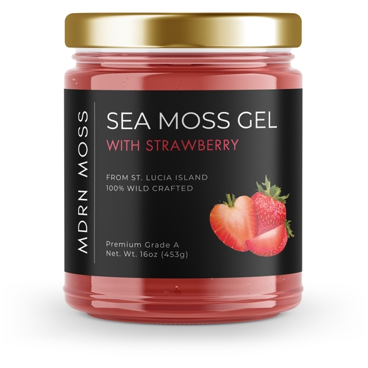 Sea Moss Power Gel with Strawberry - MDRN Moss