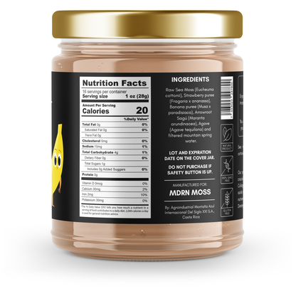 Sea Moss Power Gel FOR KIDS with Banana & Strawberry - MDRN Moss