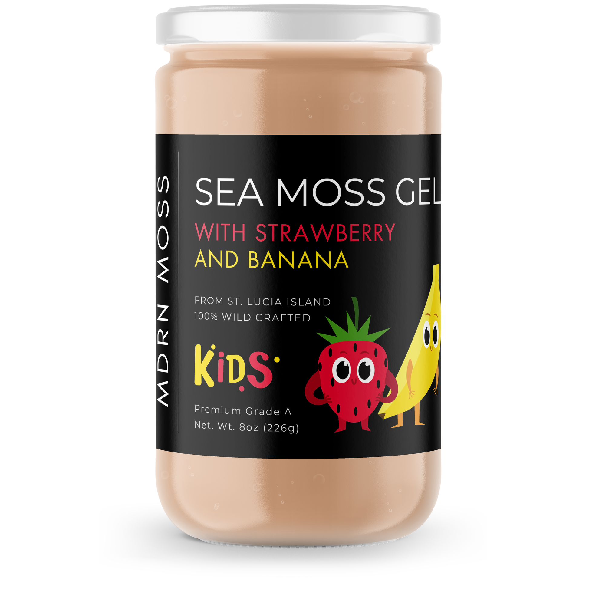 Sea Moss Gel FOR KIDS with Strawberry & Banana - MDRN Moss