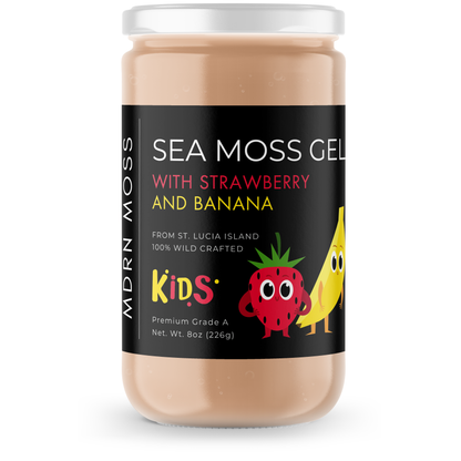Sea Moss Gel FOR KIDS with Strawberry & Banana - MDRN Moss